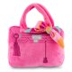Barkin Bag -  *CHIC DOGGIE* Pink w/ Scarf Squeaker Dog Toy Small / Mini