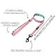 Dog Leash - Candy Cane Coquette (Christmas)