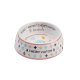White Chewy Vuiton Dog Bowl - 3 Sizes!! Dog Food Bowl Large