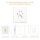 Pet Memory Box & Pawprint Impression Kit White