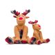Christmas Floppy Reindeer Plush Dog Toy Large