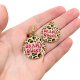 Gold Dog ID Tag with Personalized QR Code - Drama Queen Engraved QR Code