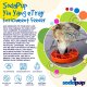 Yin Yang Design Shallow eTray Enrichment Slow Feeder Tray for Dogs Green