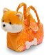 Little Jupiter Pet Plush Set with Bag - Orange Shiba Inu