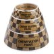 Checker Chewy Vuiton Bowl - 3 Sizes!! Dog Bowls Small