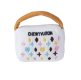 White Chewy Vuiton Purses Squeaker Dog Toy Small / Mini