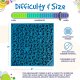 Jigsaw Design Emat Enrichment Licking Mat Green