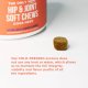 The Only Hemp Hip & Joint Soft Chews Dogs Need 120 count jar