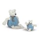 Durable Plush & Squeaky FlufferKnottie™ Whitney Polar Bear Large