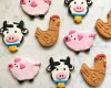 Farm Friend Cookies Cow 3.5" Packaged