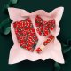 Rifle Paper Co. x TFD Mistletoe Lady Dog Bow Large