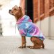 Velvet Dog Hoodie - Snow Cone 3XL