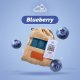 Blueberry Yak Milk Chews - Large Sized 5 Pounds