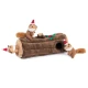 Holiday Zippy Burrow - Yule Log - Christmas Dog Toy