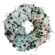 Gourmet Donut,  Coconut Christmas Gourmet Donut Dog Treat