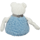 Durable Plush & Squeaky FlufferKnottie™ Whitney Polar Bear Large