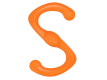Bumi® Dog Toy for Chew, Tug, and Fetch Tangerine