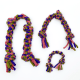 Dharma Dog Toy, Knotted Rope Pull, Purple/Green 26