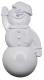Snowman Ultra Durable Christmas Nylon Dog Chew