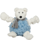 Durable Plush & Squeaky FlufferKnottie™ Whitney Polar Bear Large