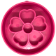 Flower Design eBowl Enrichment Slow Feeder Bowl for Dogs Pink
