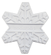 Snowflake Ultra Durable Christmas Nylon Dog Chew Toy