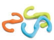 Bumi® Dog Toy for Chew, Tug, and Fetch Aqua Blue