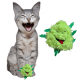 Bud Jr. the Weed Nug | Funny Cat Toy | Cool Plush Catnip Toy