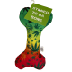 Stoned to da Bone | Funny Dog Toy | Cool Canvas Squeaky Toy