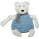 Durable Plush & Squeaky FlufferKnottie™ Whitney Polar Bear Large