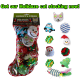 Smokey's Stash Christmas Stockings Stuffed w/12 Catnip Toys