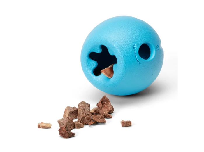 Rumbl® Puzzle Treat-Dispensing Enrichment Dog Toy Aqua Blue