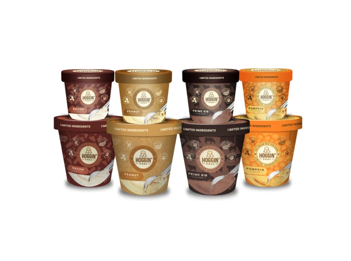Hoggin' Dogs No Sugar Added Ice Cream Mix for Dogs Prime Rib