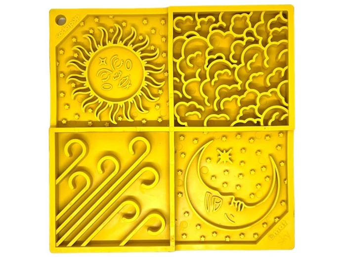 Sky Design eMat Enrichment Lick Mat Yellow