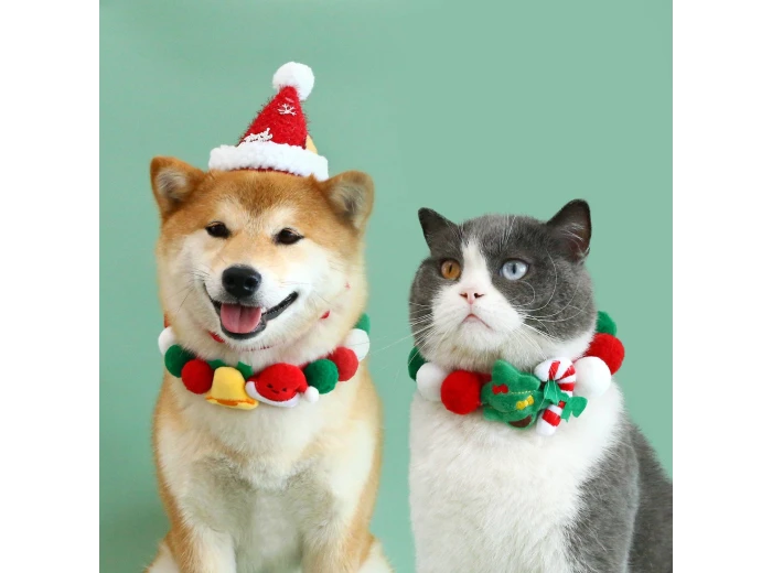 Chrismoo - Christmas Collar for Cats & Dogs Bell