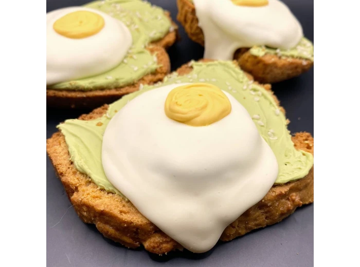 "Avocado" Toast w/ "Fried Egg"