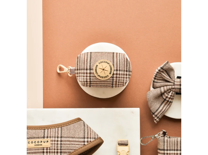 Pup Plaid Poop Bag Holder