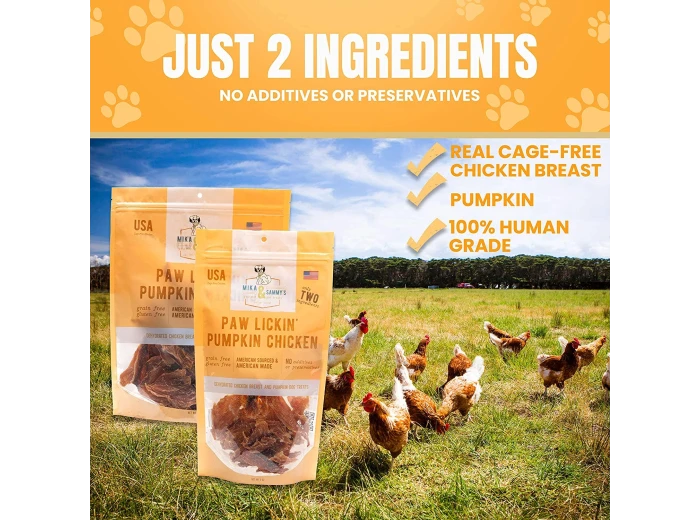 Paw Lickin' Pumpkin Chicken 5oz Bag