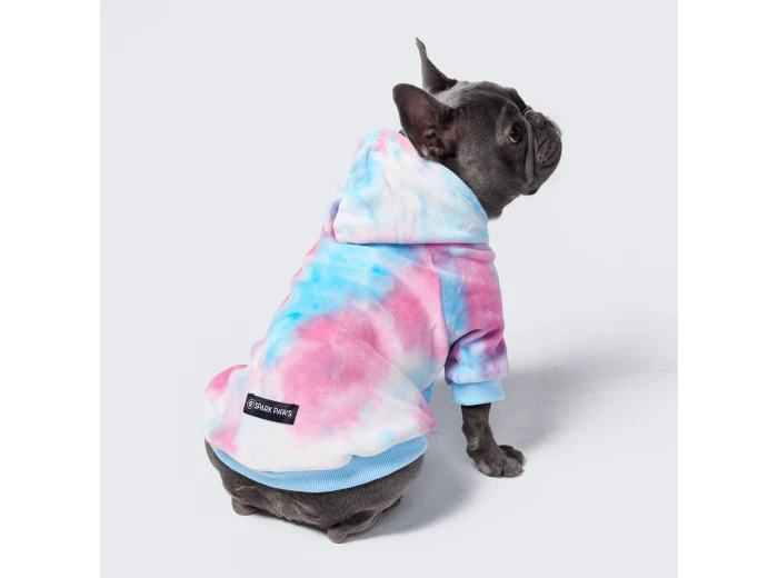 Velvet Dog Hoodie - Snow Cone M