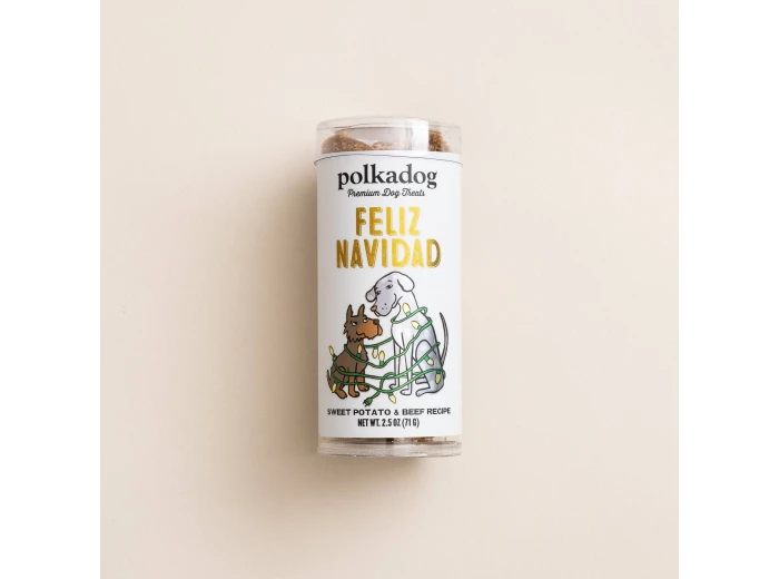 Holiday Mini Tube: Feliz Navidad - Dog Treats