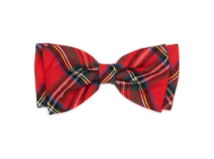 Red Plaid III Bow Tie