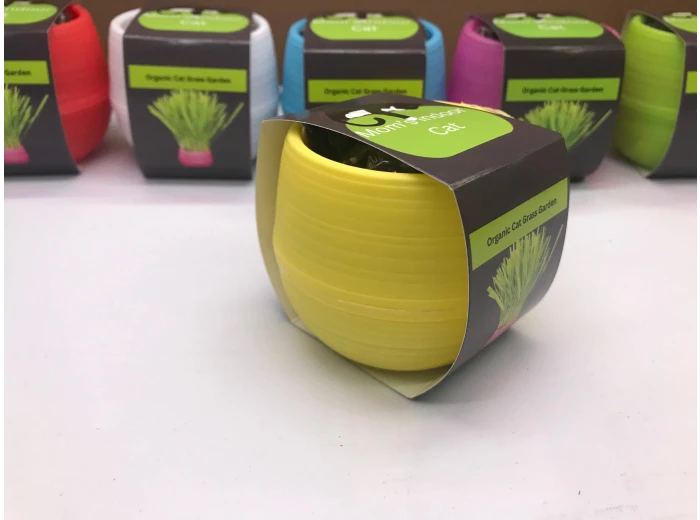 Cat Grass Ball White