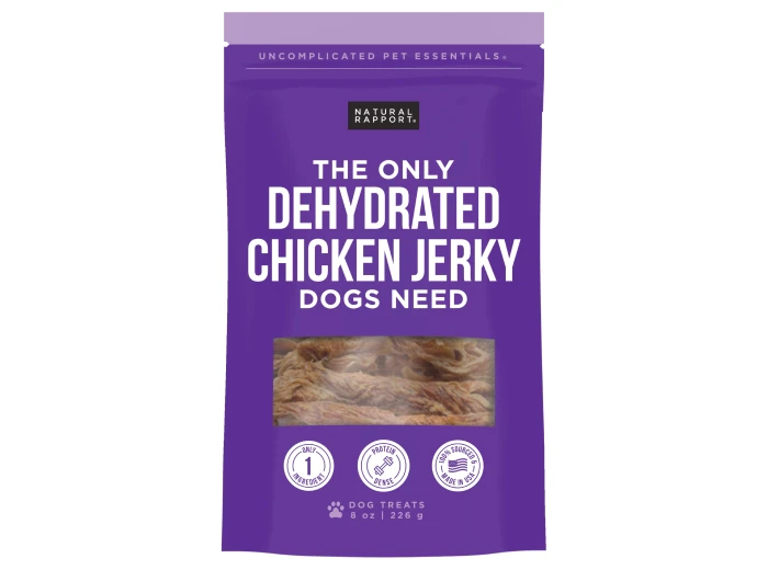The Only Dehydrated Chicken Jerky Dogs Need Sample Bag - Approx. 1 oz