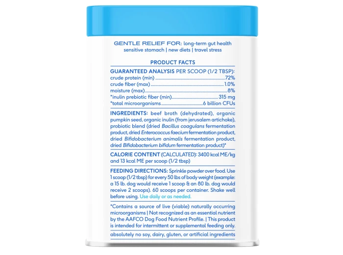 Probiotic & Prebiotic Powder Vet-Formulated Supplement 8.2 oz