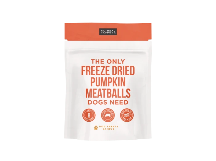 The Only Freeze Dried Pumpkin Meatballs Dogs Need Bulk - 5 pounds