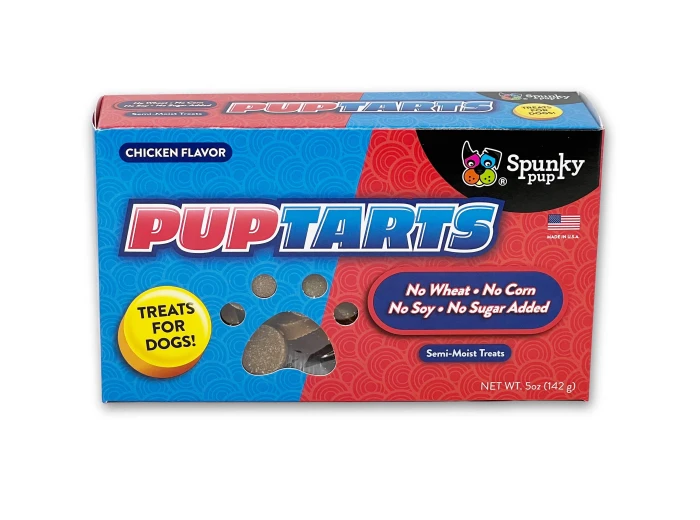 Boxed Candy DOG Treats - Pup Tarts, Dogstoppers Pup Tarts - CRUNCHY