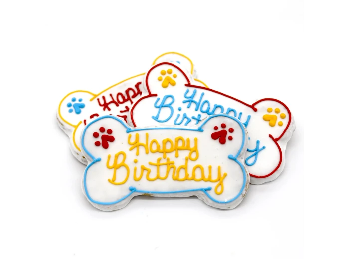 Birthday Bone Crunchy Oat Cookie Assortment ColorDream