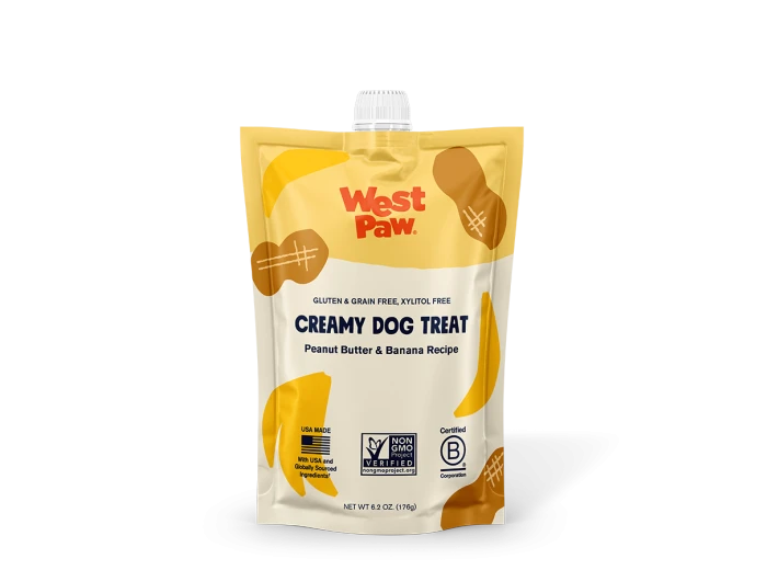 Peanut Butter & Banana Creamy Dog Treats - Case of 6 Case of 6 Min Qty 1