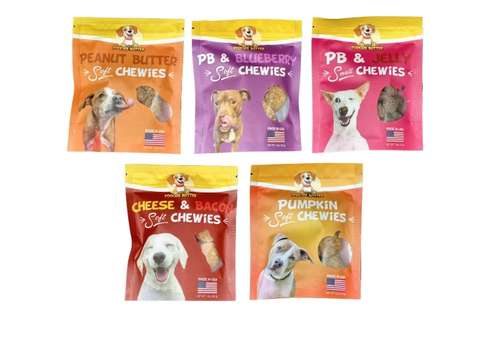 Baked Dog Treat Soft Chewy Collection 1.5oz Bacon & Cheese