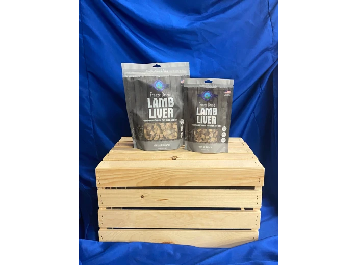 Freeze Dried Lamb Liver Treats 3oz